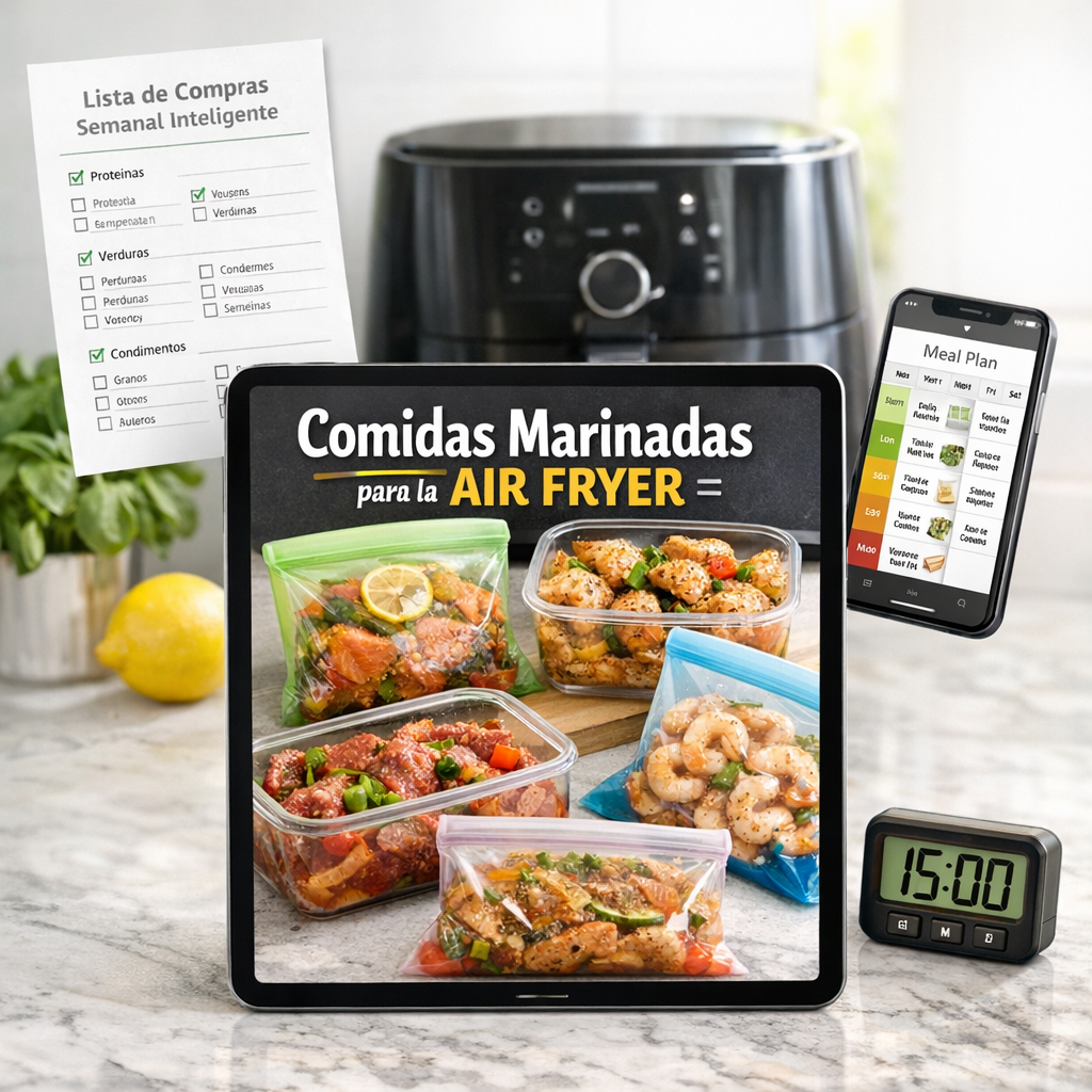 Kit Meal Prep Air Fryer: Del freezer a la Air Fryer sin escalas 🚀